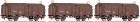 66195 Roco Set of 3 sliding roof cars